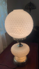 Hobnail Milk Glass Lamp - 3