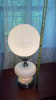 Hobnail Milk Glass Lamp - 4