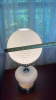 Hobnail Milk Glass Lamp - 5