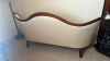 Antique Victorian Beige Settee - 2