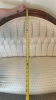 Antique Victorian Beige Settee - 9