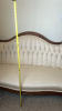 Antique Victorian Beige Settee - 10