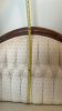 Antique Victorian Beige Settee - 11
