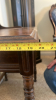 Solid Wood Writing Desk w/ Chair - 8