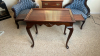 Queen Anne Style Wooden Table w/ Pull-Out Extentions