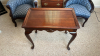 Queen Anne Style Wooden Table w/ Pull-Out Extentions - 2