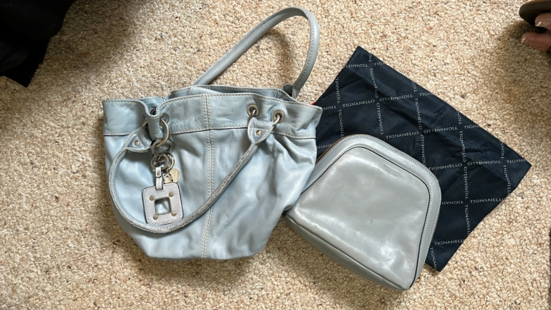 Tignanello Handbag and Clutch
