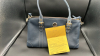 Dooney & Bourke Large Domed Navy Leather Satchel - 3