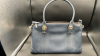 Dooney & Bourke Large Domed Navy Leather Satchel - 4