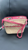 Brighton Carmella Pink Straw Handbag - 4