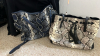 Vince Camuto Leather Snake Skin Bag and Patricia Nash Leather Snake Skin Handbag