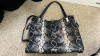Vince Camuto Leather Snake Skin Bag and Patricia Nash Leather Snake Skin Handbag - 2
