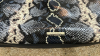Vince Camuto Leather Snake Skin Bag and Patricia Nash Leather Snake Skin Handbag - 3