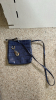 Vince Camuto Pink Leather Bag and G.I.L.I Blue Snake Print Handbags - 5