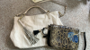 G.I.L.I Leather Tote and Snake Print Crossbody