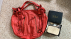 Joelle Hawkens Leather Bag and G.I.L.I Wallet Purse
