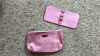 Pink Canvas Tote with Assorted Travel Bags - 9