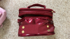 Pink Canvas Tote with Assorted Travel Bags - 13