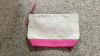 Pink Canvas Tote with Assorted Travel Bags - 17