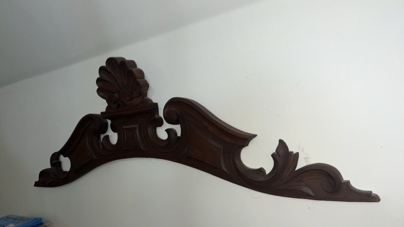Carved Wood Pediment