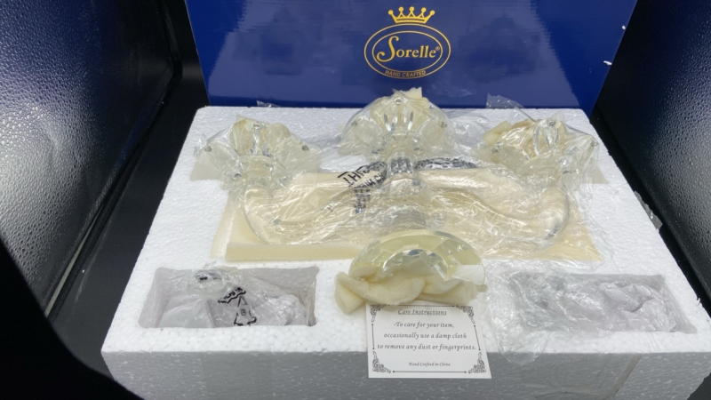 Sorelle Crystal Candelabras (2)