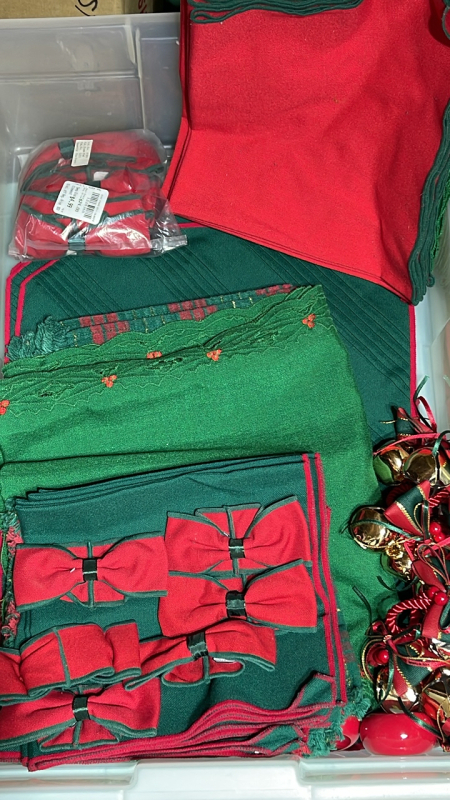 Christmas Tabletop Items and Lights