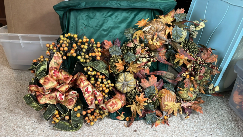 Fall Wreaths w/ Heavy Duty Wreath Bag