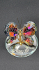 Reverse Painted Crystal Butterflies - 4