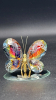 Reverse Painted Crystal Butterflies - 8