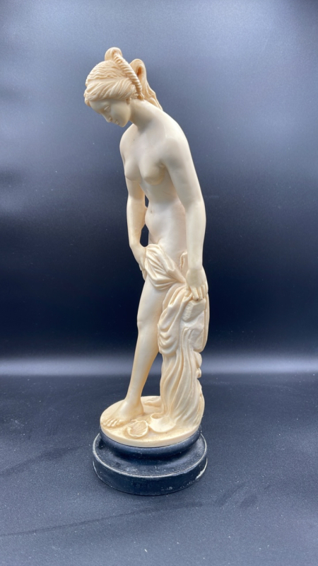 Vintage Santini Bathing Lady Sculpture