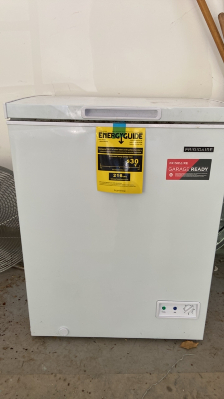 Frigidaire Freezer 5.0 cubic feet