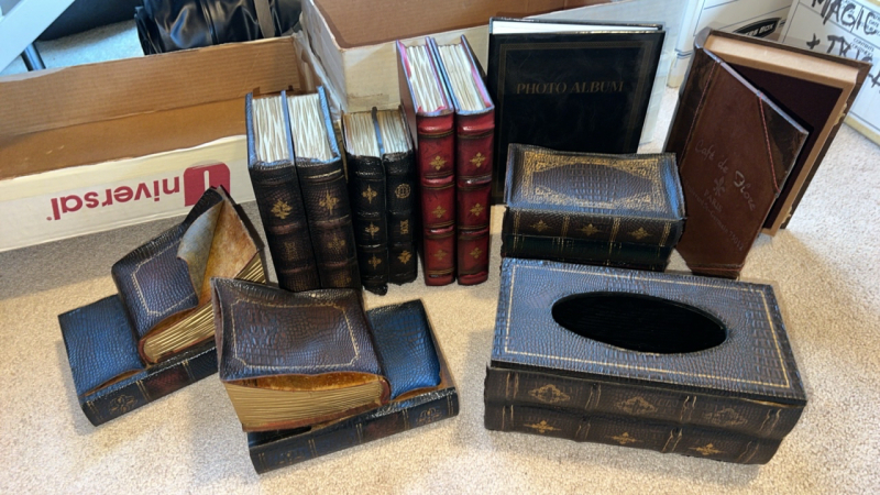 Assorted Book Ends and Decor