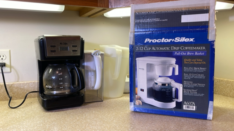 Coffee Makers and Brita Water Pitcher