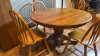 Oak Round Table 5 chairs - 10