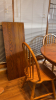 Oak Round Table 5 chairs - 11