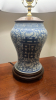 Blue and White Porcelain Lamp - 3