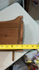 Handmade Wooden Bassinet w/ Assorted Baby Items - 13