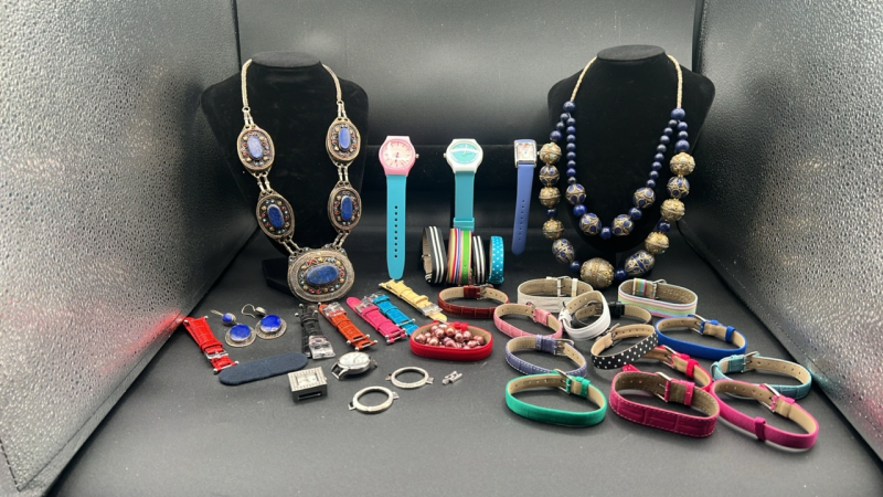 ornate Necklaces, Watches and Watch Bands