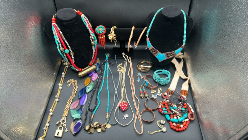 Assorted Necklaces, Earrings and Bracelets