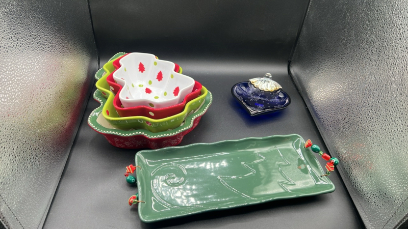 Assorted Christmas Dishes