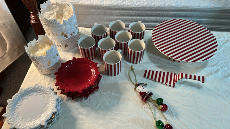 Assorted Christmas Dishes