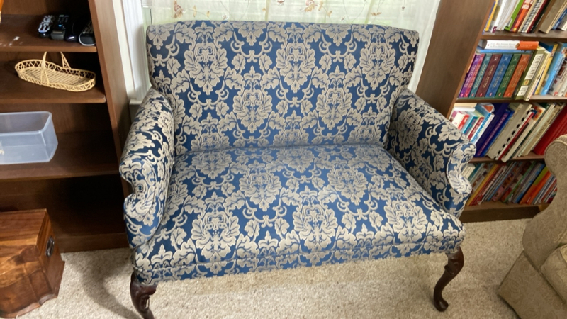 Chippendale Style Ball and Claw Chinoiserie Settee