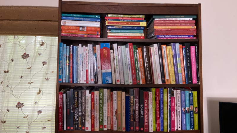 Cook Books 3 shelves