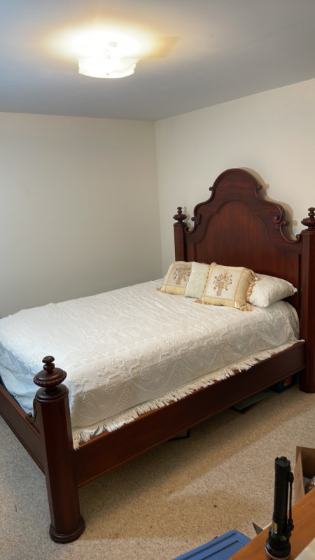 Queen Bed with Armoire