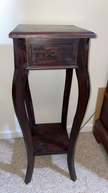 Vintage Wood Side Table