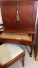 Secretary Writing Desk Drop Front with Chair - 4