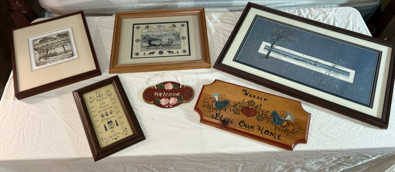 Assorted Home Artwork & Decor