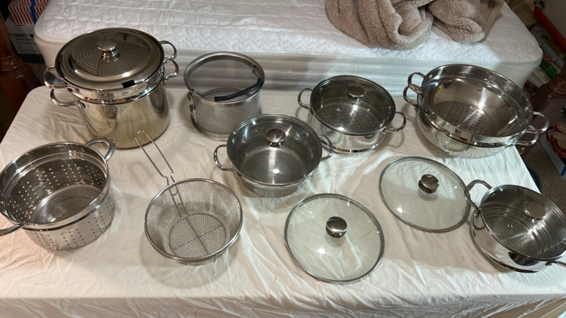 Assorted Pots and Steamers