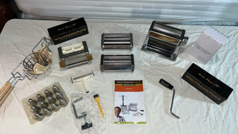 Wolfgang Puck Pasta Set and Assorted Kitchen Supplies