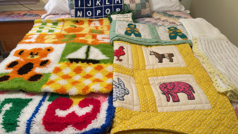Child&rsquo;s Quilts, Rugs, and Crochet Blankets